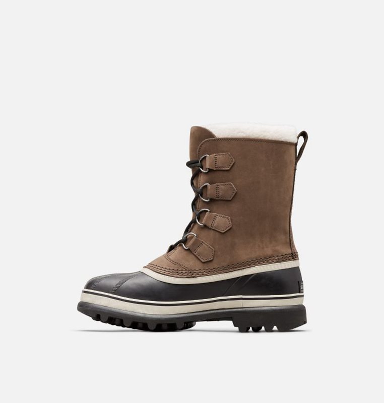 Mens Snow Boots Brown/Black - Sorel Caribou™ - 723-KFVCRH